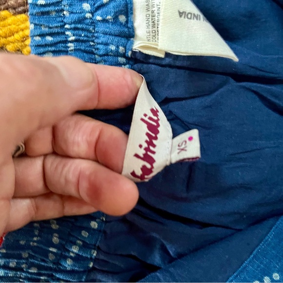 Delicious soft cotton layered boho skirt with front buttons NWOT - Picture 4 of 6